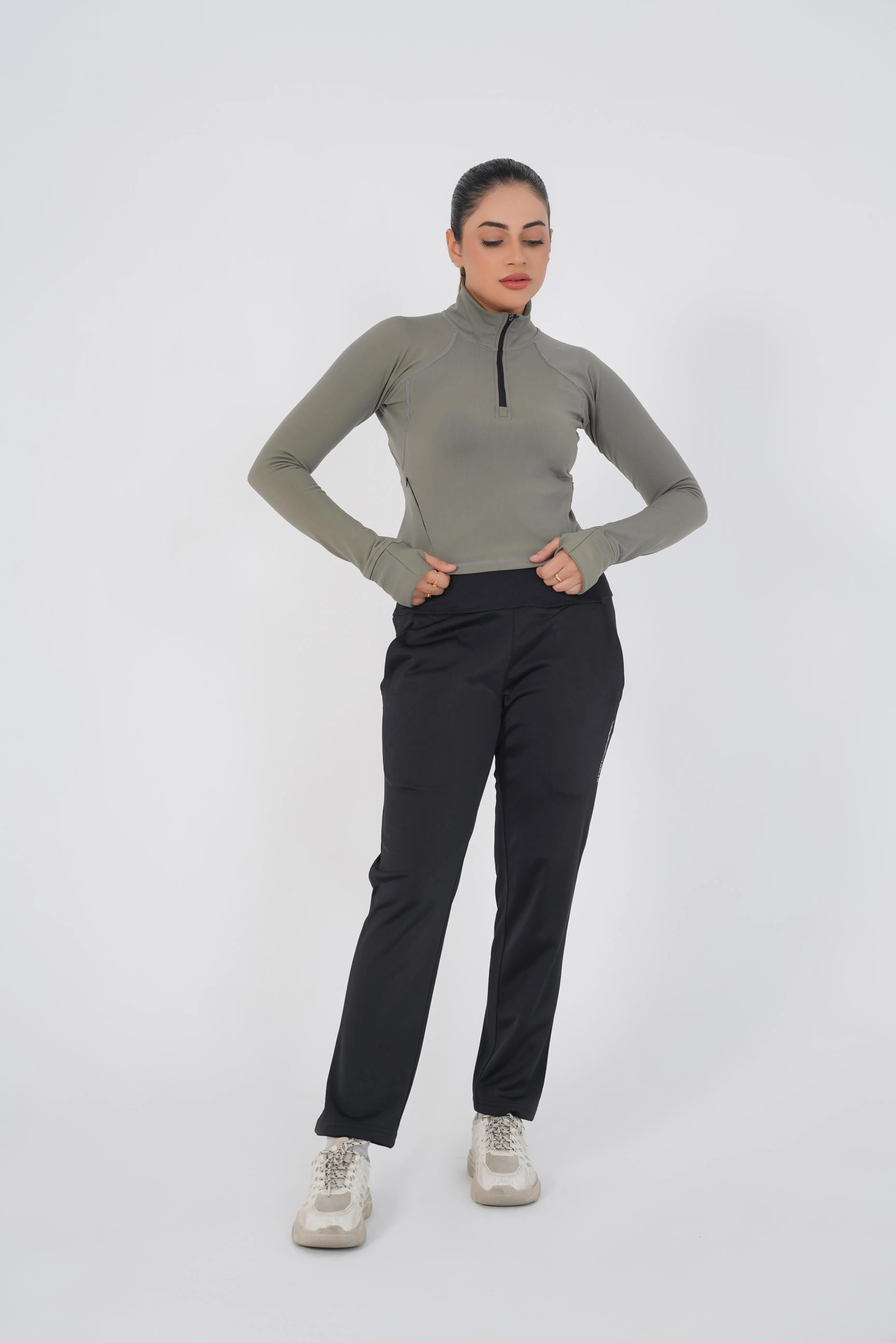 Vital Cropped Jacket Half zipper