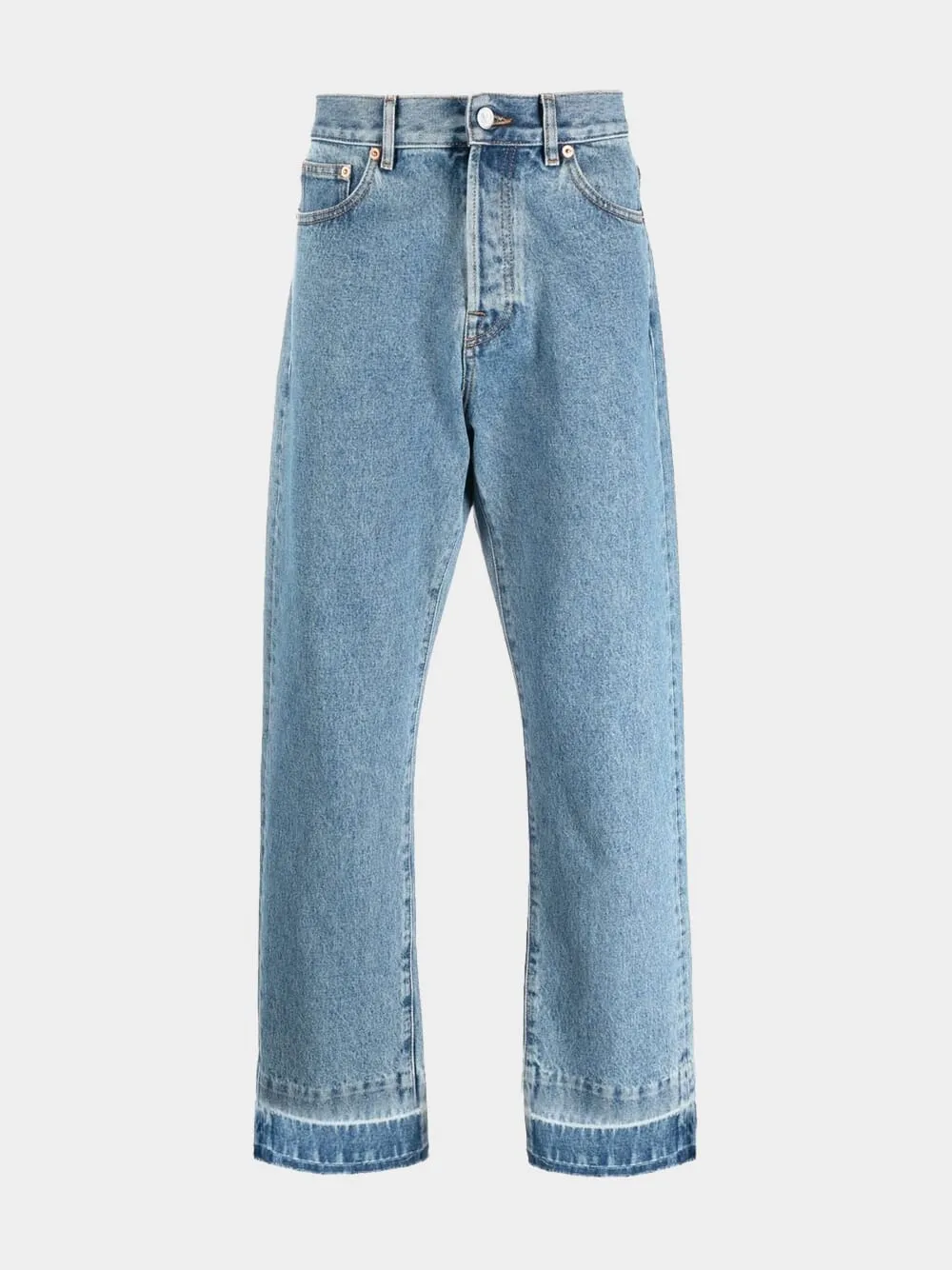 VLogo Straight-Leg Jeans