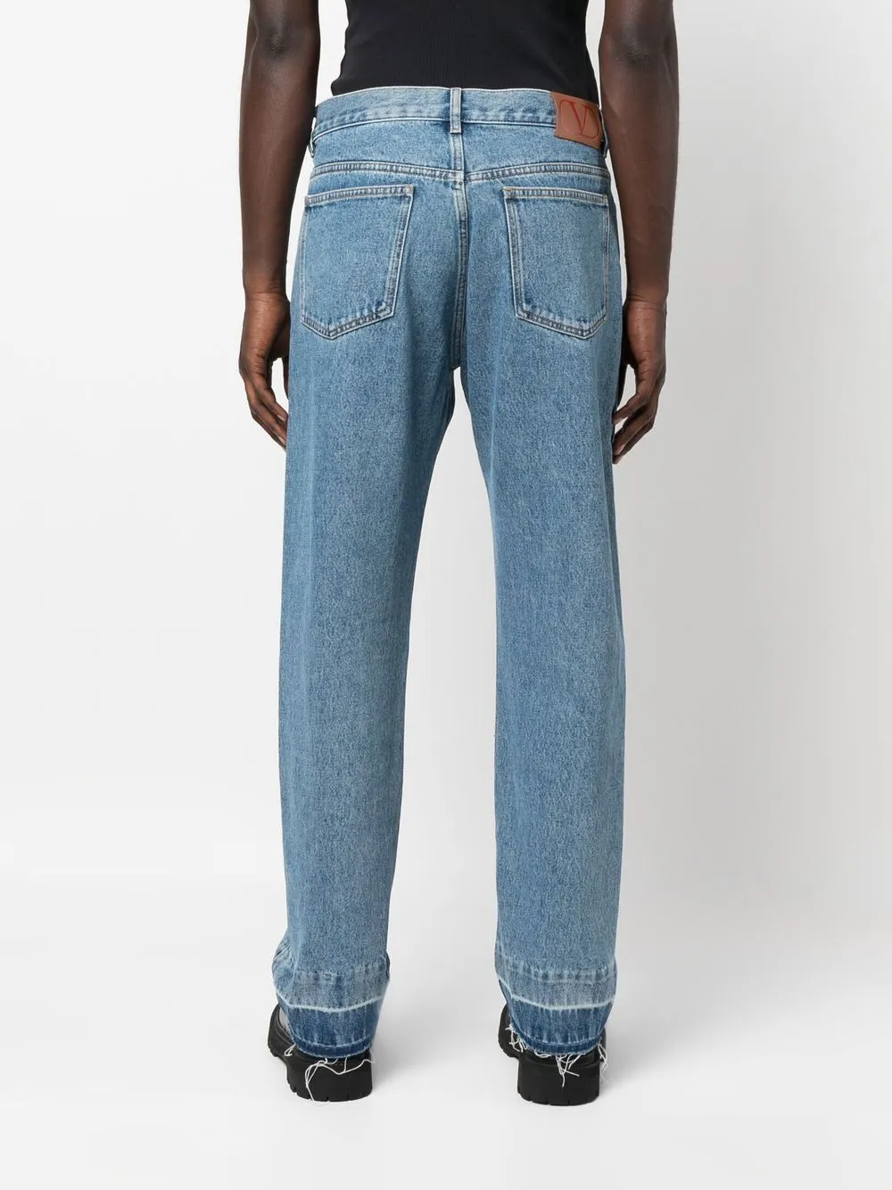 VLogo Straight-Leg Jeans