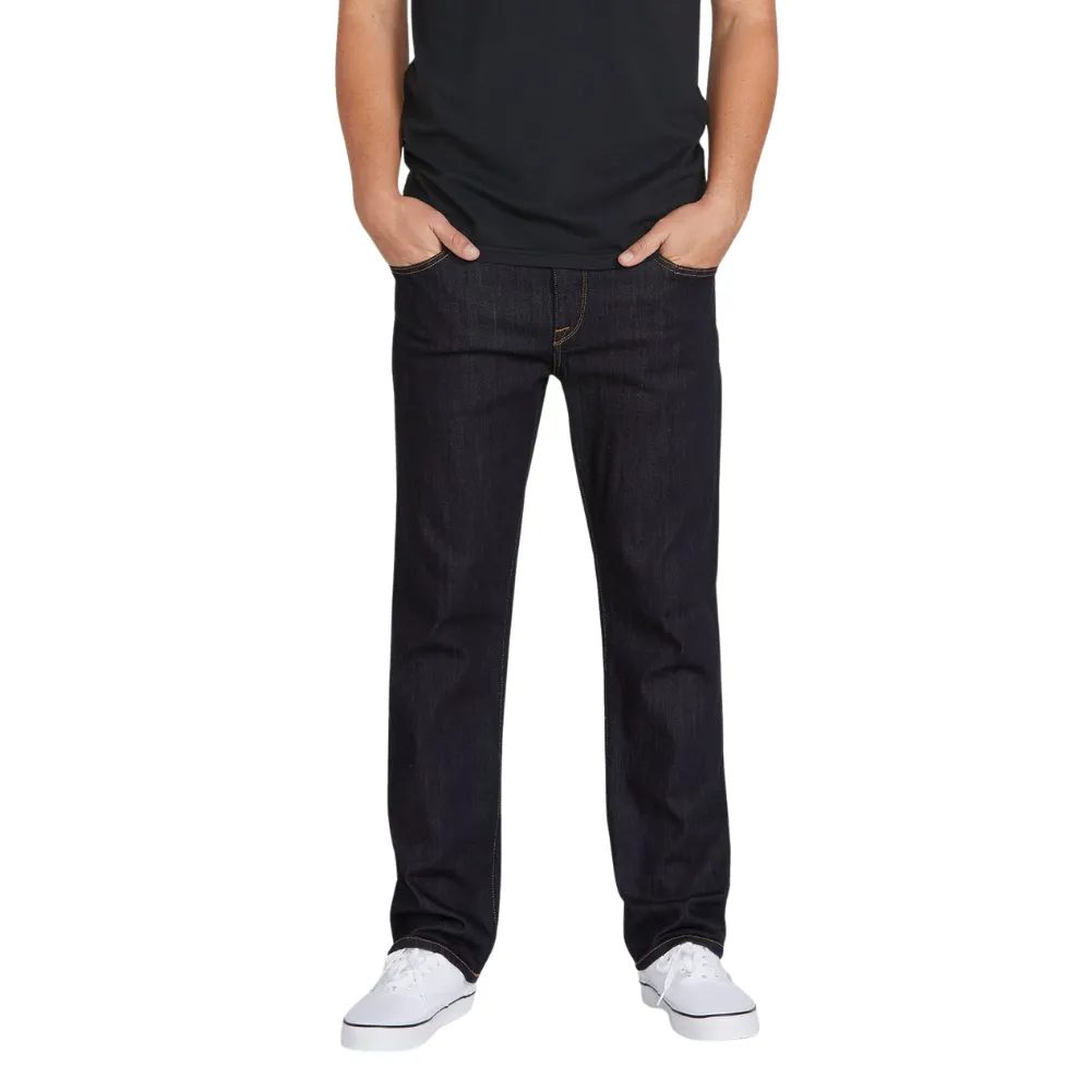 Volcom Mens Solver Denim Regualr Fit Jeans