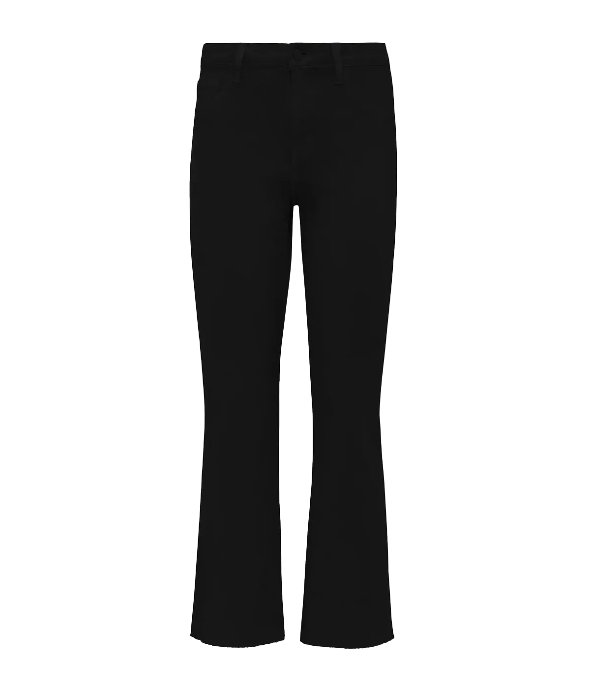 Wanda Crop Wide Leg Jean in Noir Coated