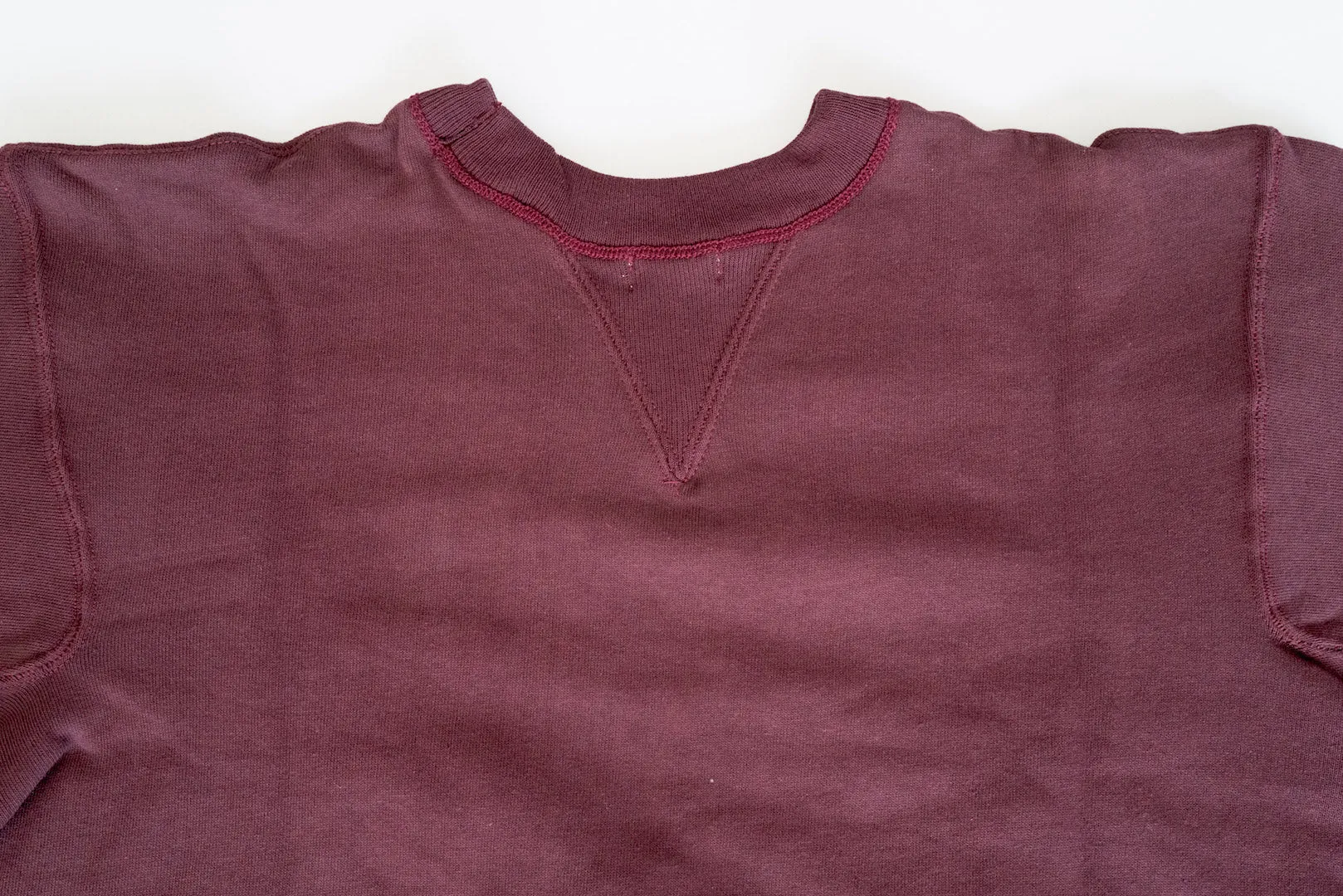 Warehouse Lot.403 10oz "Set-in Sleeves" Loopwheeled Sweatshirt (Burgundy)