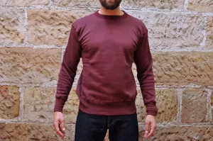 Warehouse Lot.403 10oz "Set-in Sleeves" Loopwheeled Sweatshirt (Burgundy)