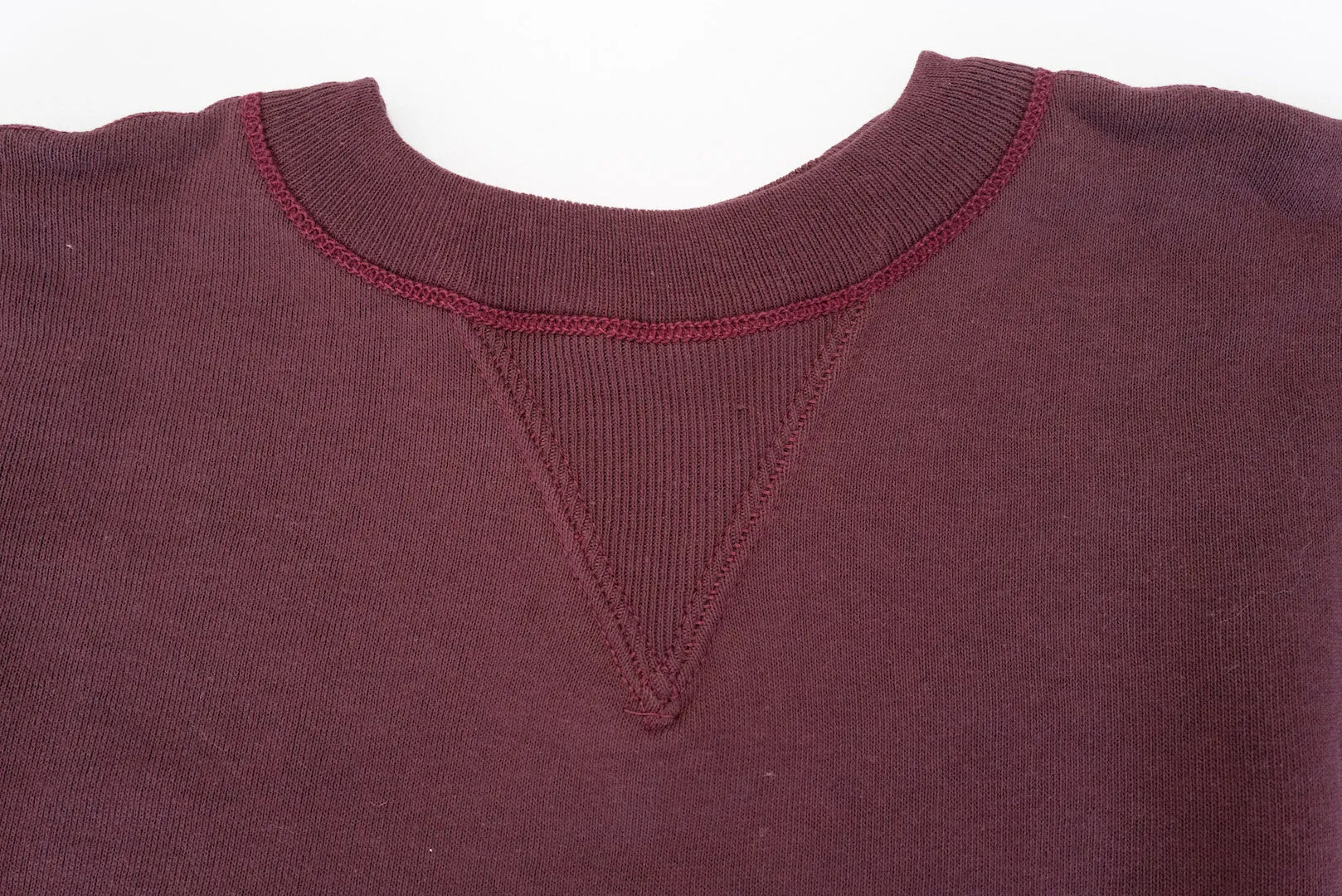 Warehouse Lot.403 10oz "Set-in Sleeves" Loopwheeled Sweatshirt (Burgundy)