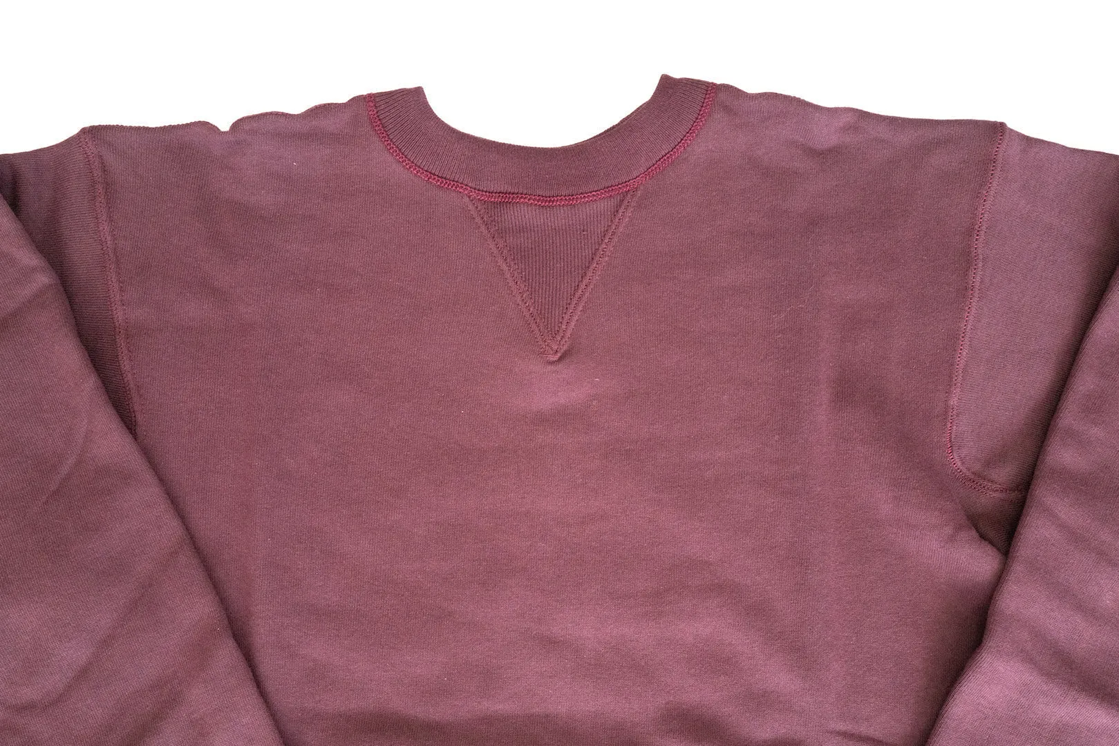 Warehouse Lot.403 10oz "Set-in Sleeves" Loopwheeled Sweatshirt (Burgundy)