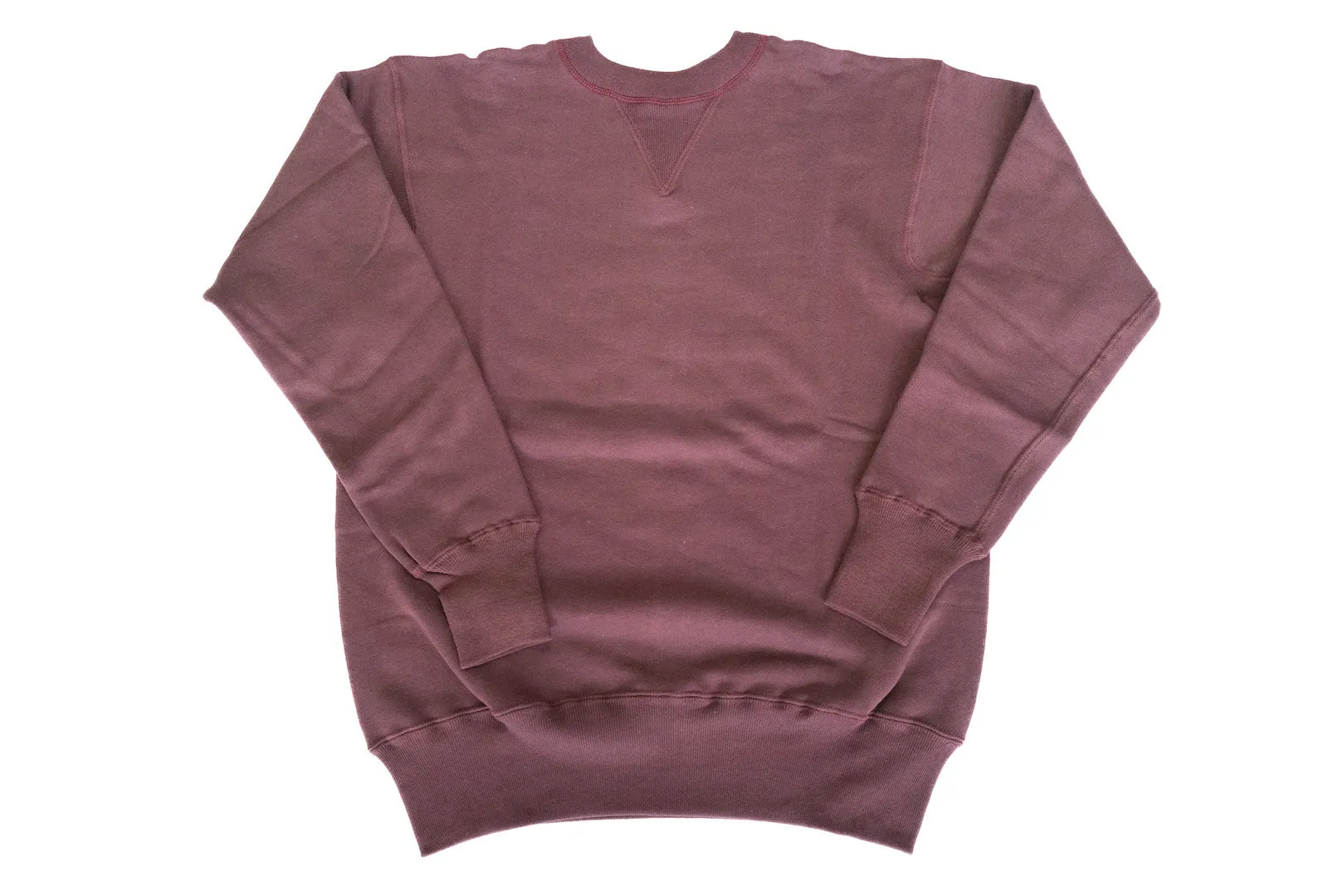 Warehouse Lot.403 10oz "Set-in Sleeves" Loopwheeled Sweatshirt (Burgundy)