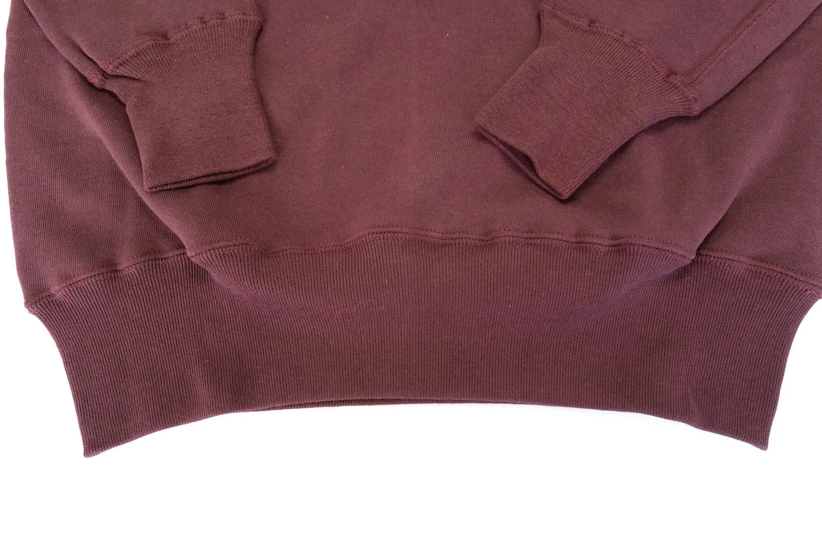 Warehouse Lot.403 10oz "Set-in Sleeves" Loopwheeled Sweatshirt (Burgundy)