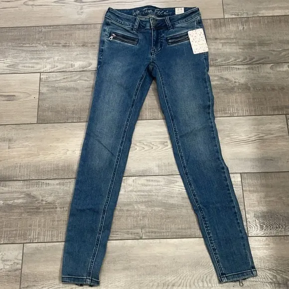 We The Free Jet Denim Low Rise Skinny Jeans