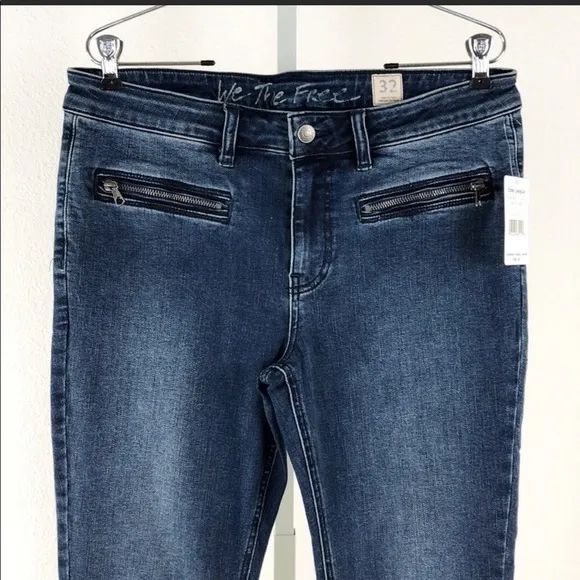 We The Free Jet Denim Low Rise Skinny Jeans