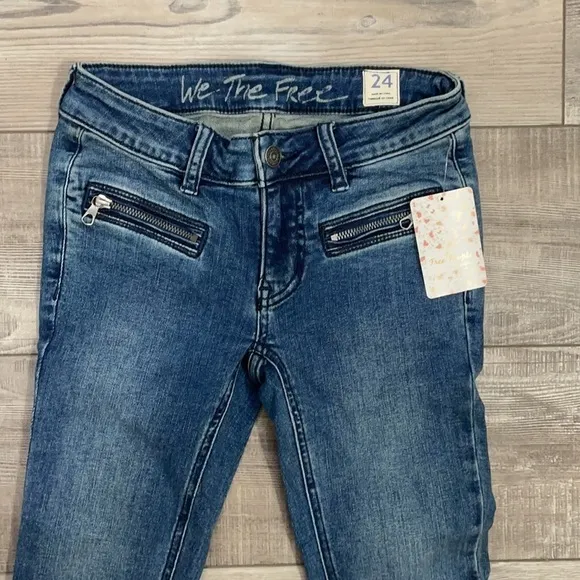 We The Free Jet Denim Low Rise Skinny Jeans
