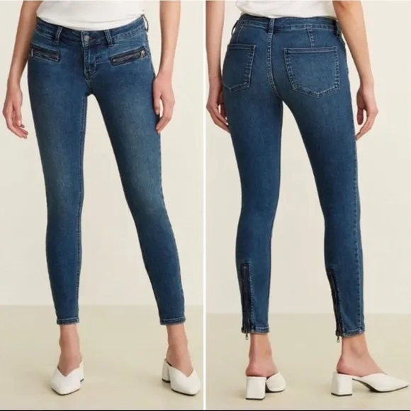 We The Free Jet Denim Low Rise Skinny Jeans