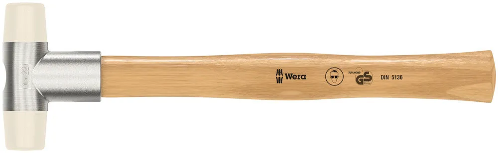 Wera 05000305001 101 Soft-faced hammer with nylon head sections, # 1 x 23 mm