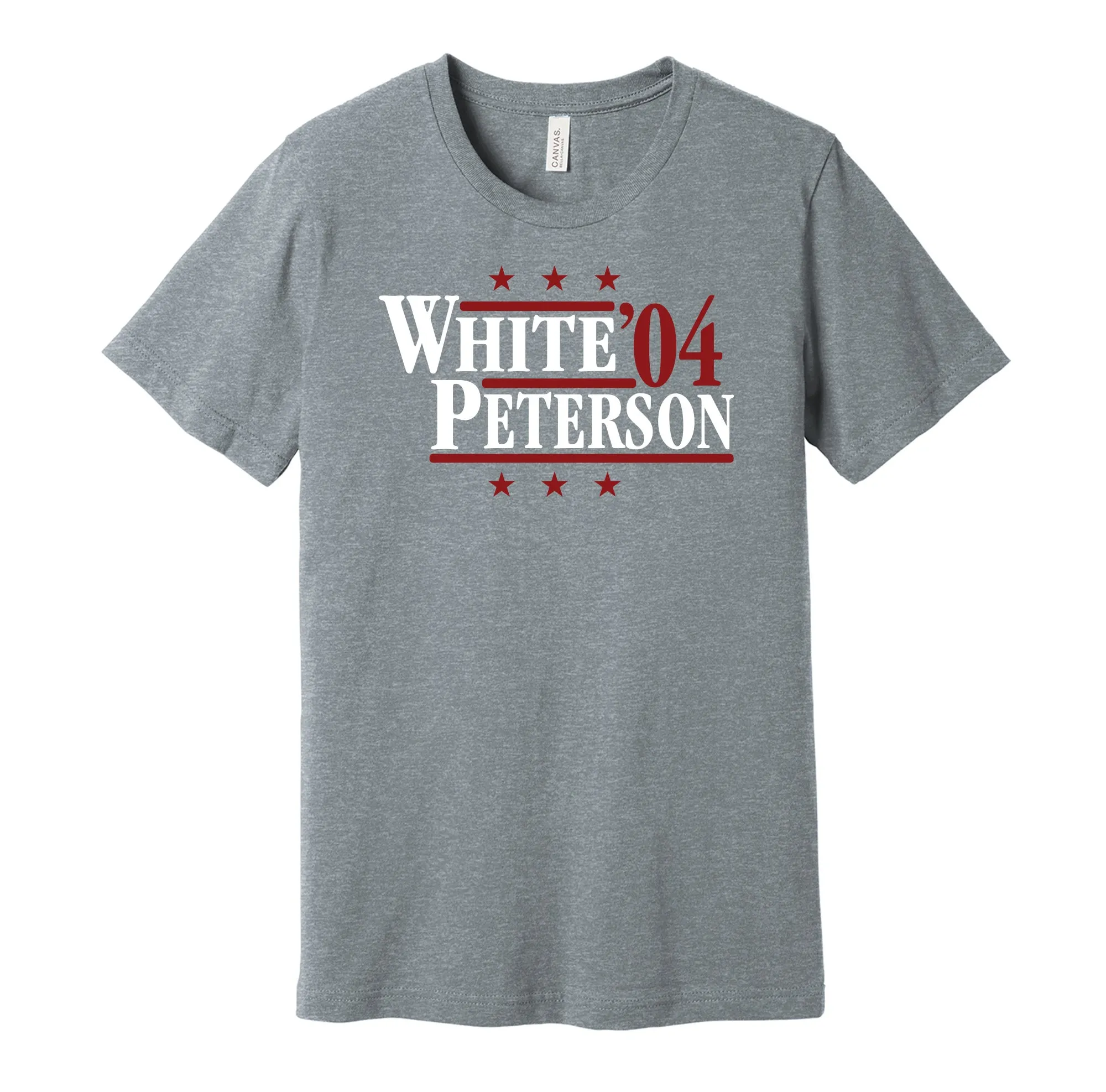 White & Peterson '04 - Oklahoma Football Political Campaign Parody T-Shirt - Hyper Than Hype Shirts