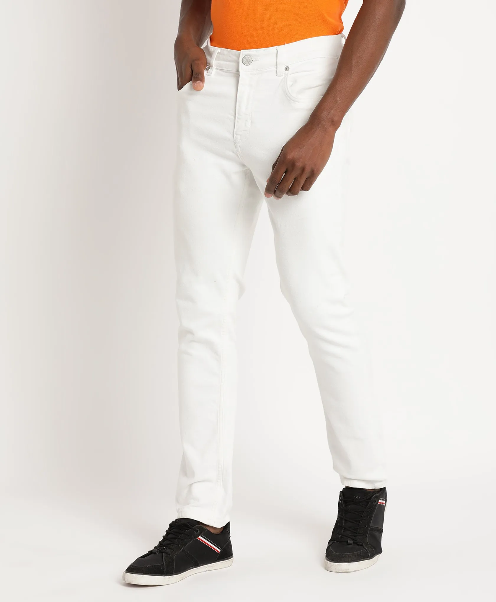 White Slim-fit Jeans