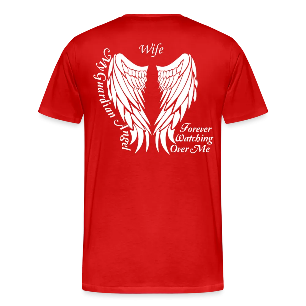 Wife Guardian Angel Men's Premium T-Shirt