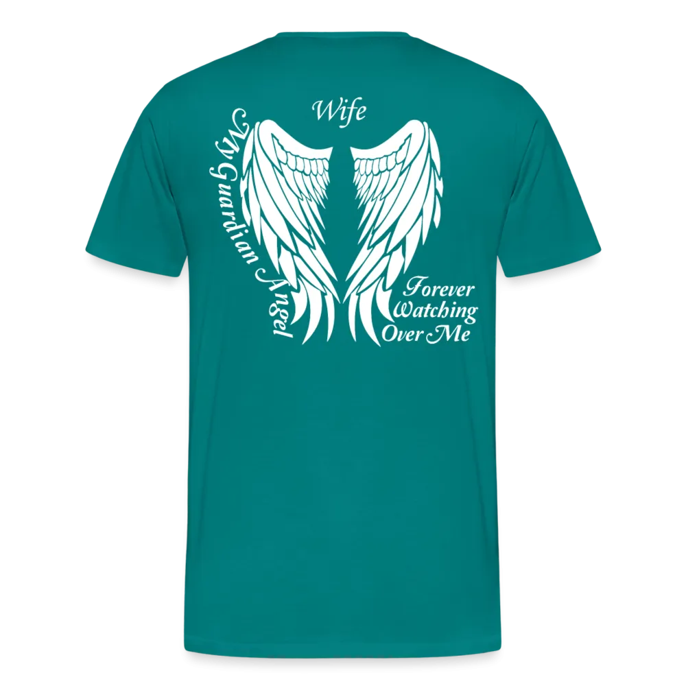 Wife Guardian Angel Men's Premium T-Shirt