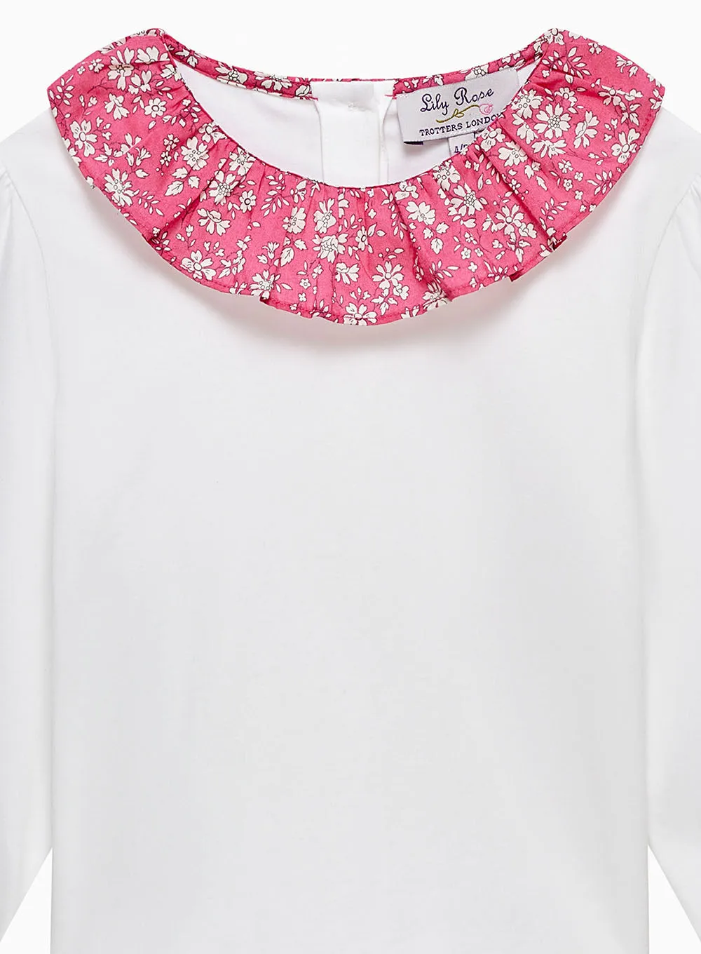 Willow Jersey Top in Bright Pink Capel