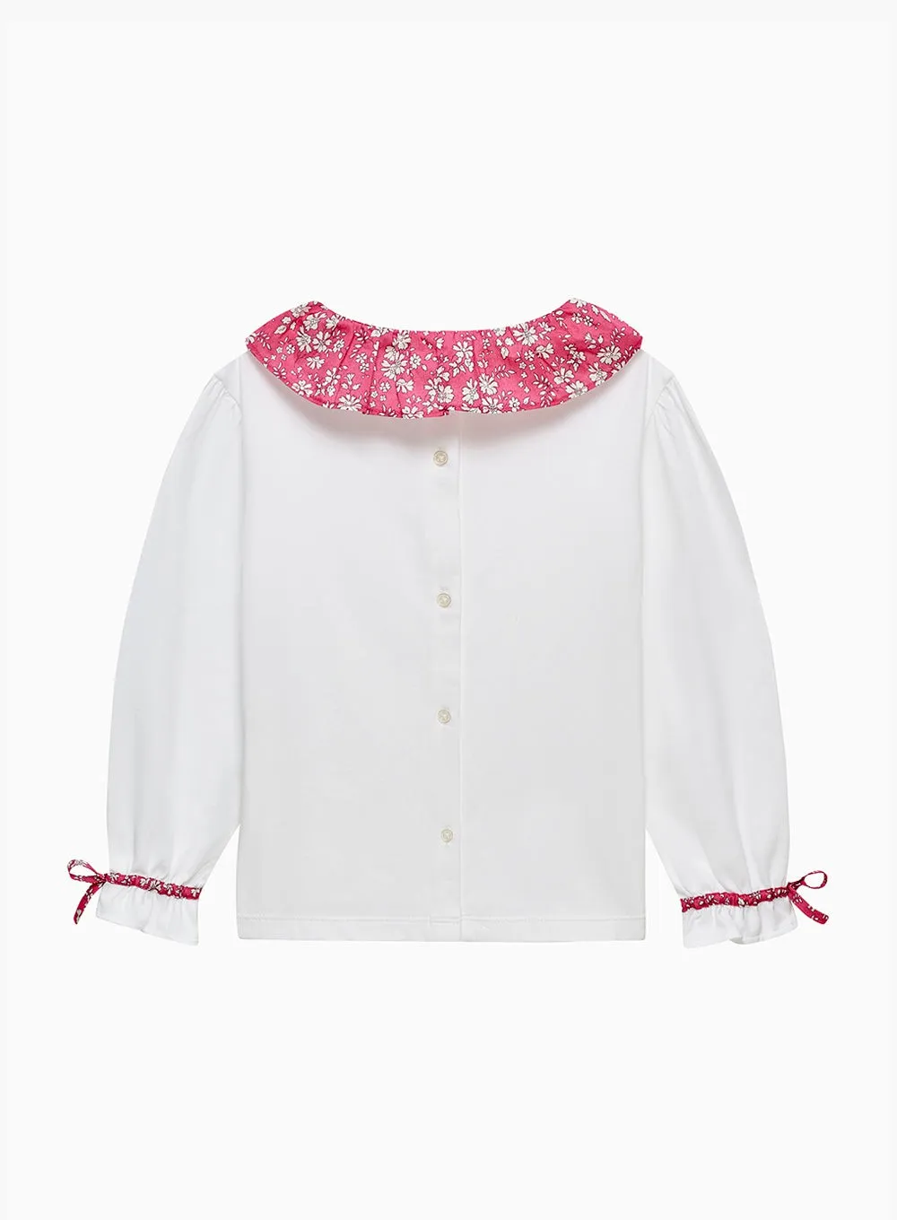 Willow Jersey Top in Bright Pink Capel