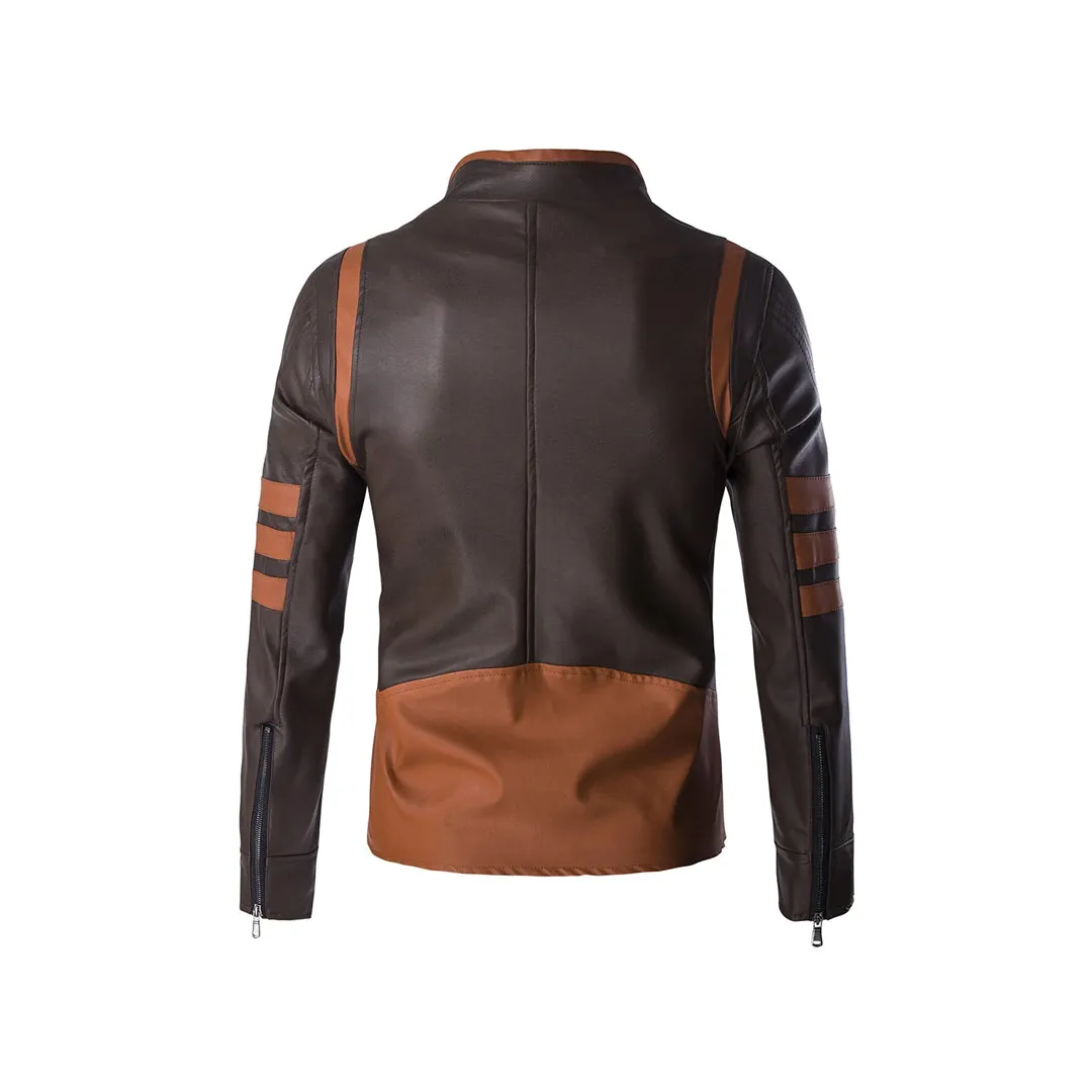 Wolverines Cosplay Original Leather Moto Jacket