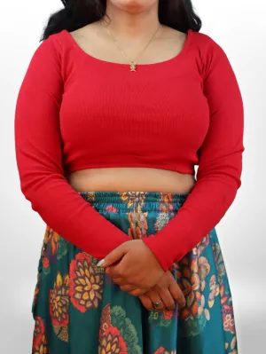 Women's All Over Full Sleeve Basic Blouse