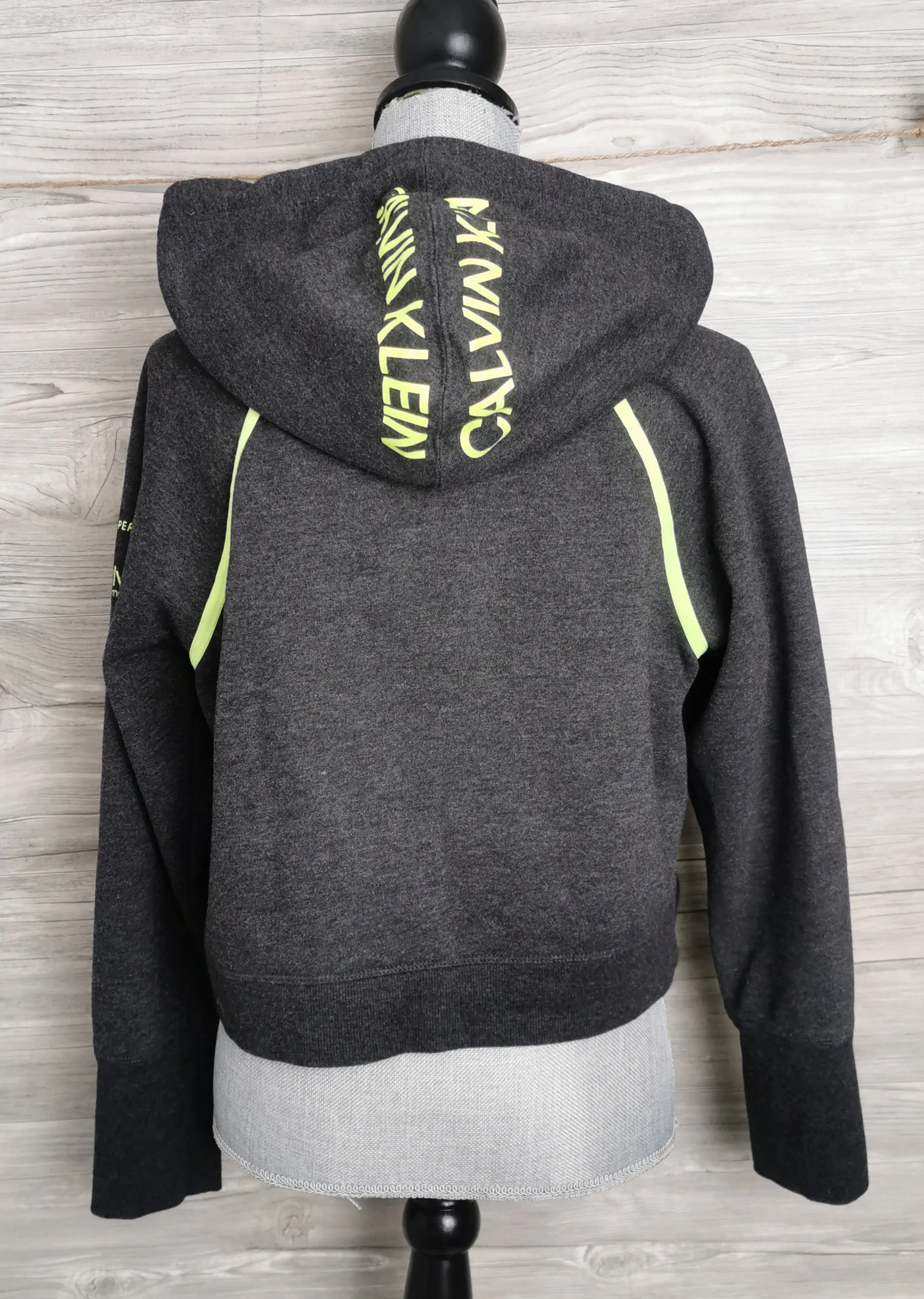 WOMENS SIZE MEDIUM or TEEN GIRL - CALVIN KLEIN, Cropped Pullover Hoodie EUC B17
