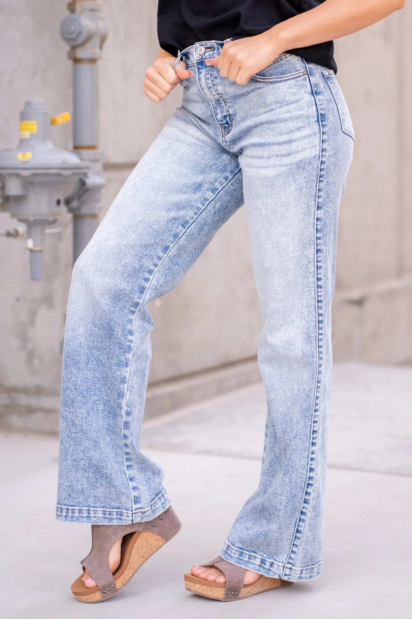 Work It High Rise 90s Flare