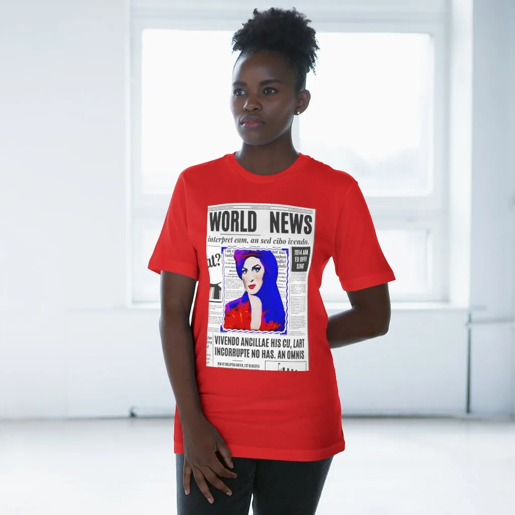 World News AMY WHINEHOUSE Unisex Deluxe T-shirt
