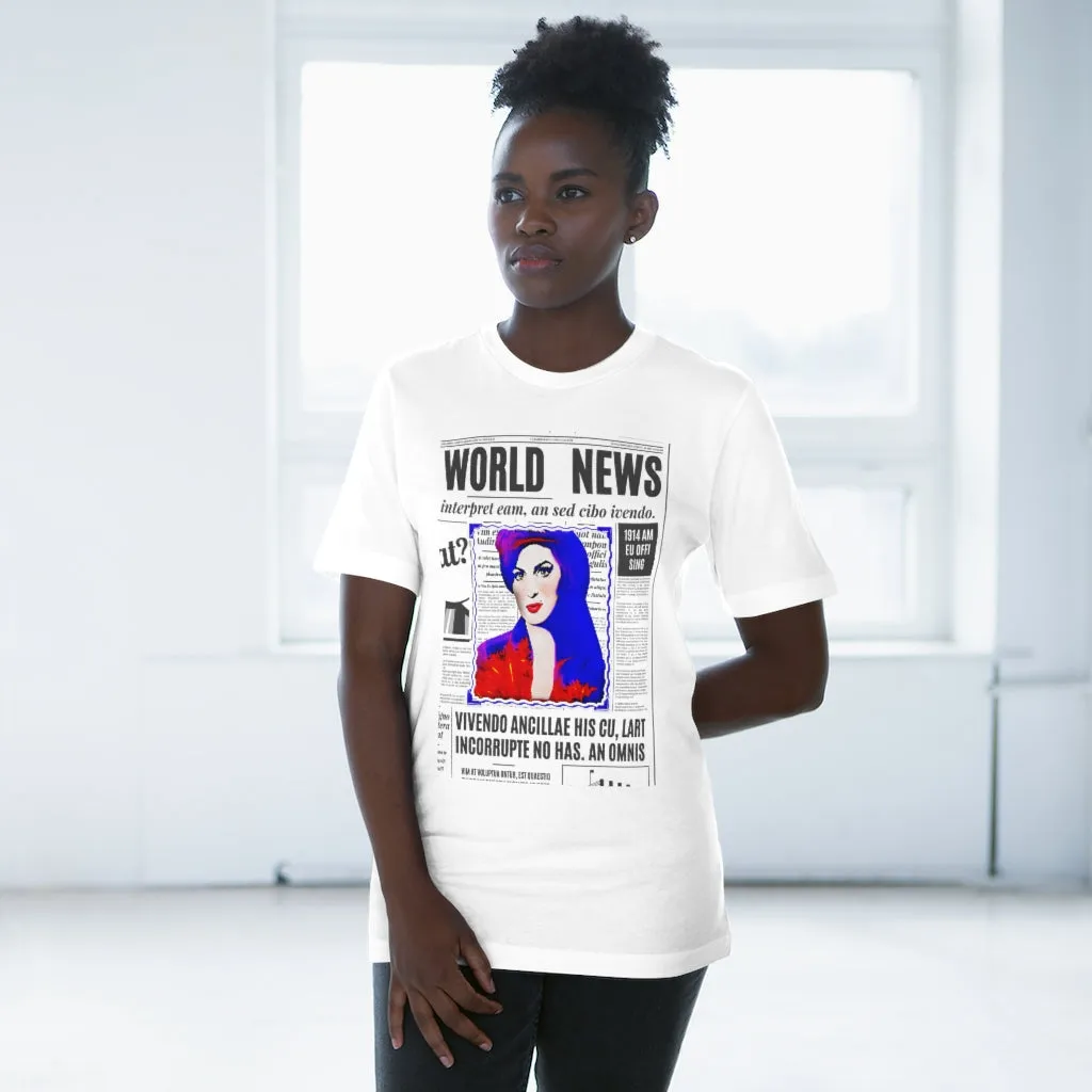 World News AMY WHINEHOUSE Unisex Deluxe T-shirt