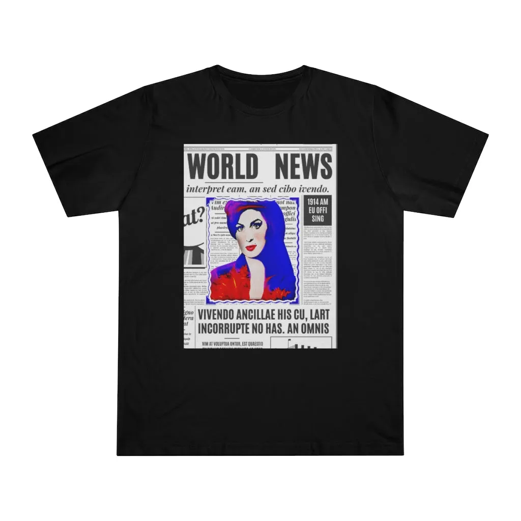 World News AMY WHINEHOUSE Unisex Deluxe T-shirt