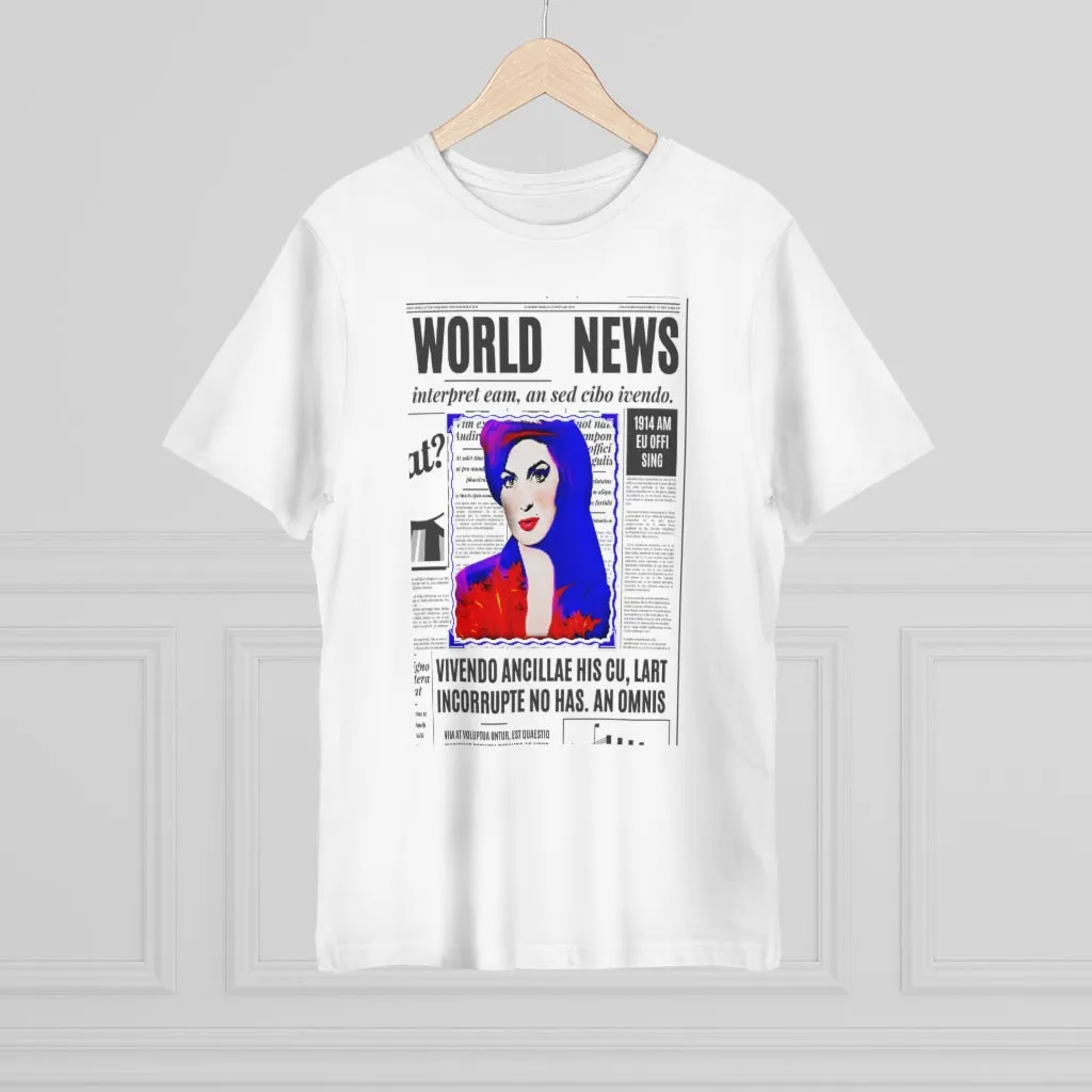 World News AMY WHINEHOUSE Unisex Deluxe T-shirt