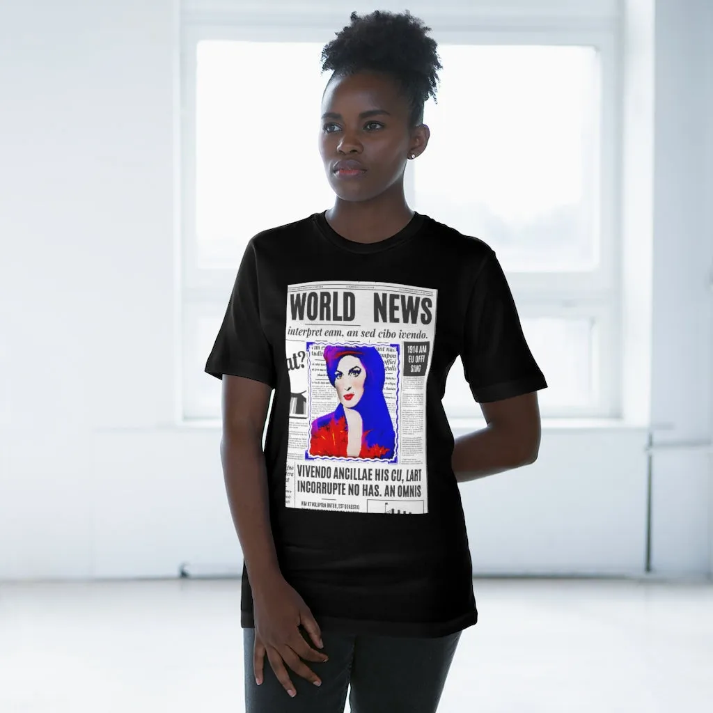 World News AMY WHINEHOUSE Unisex Deluxe T-shirt