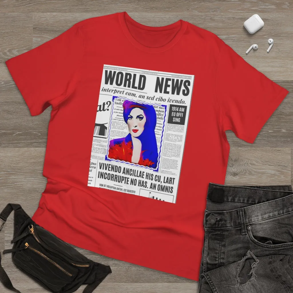 World News AMY WHINEHOUSE Unisex Deluxe T-shirt