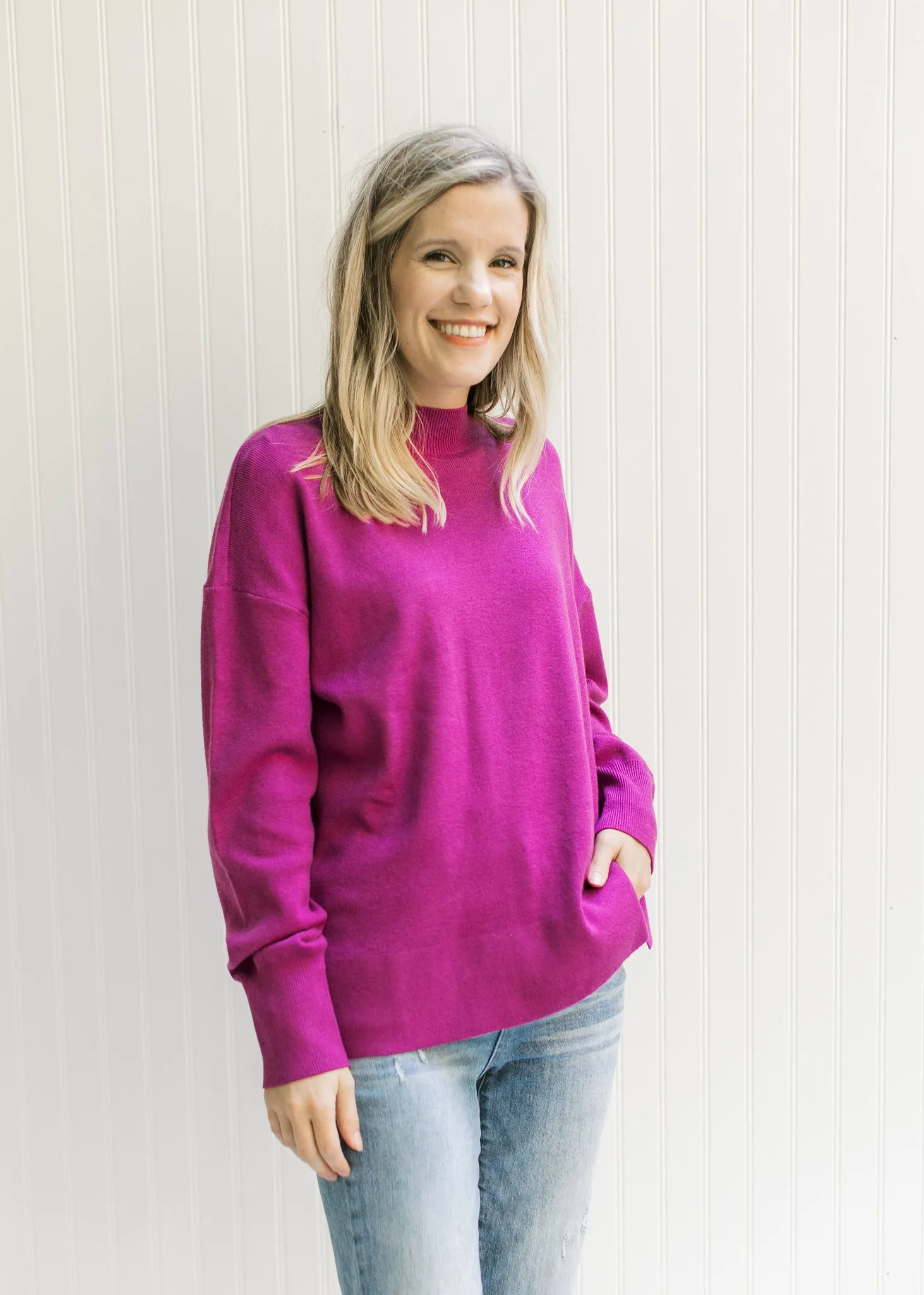 X Magenta Sweater
