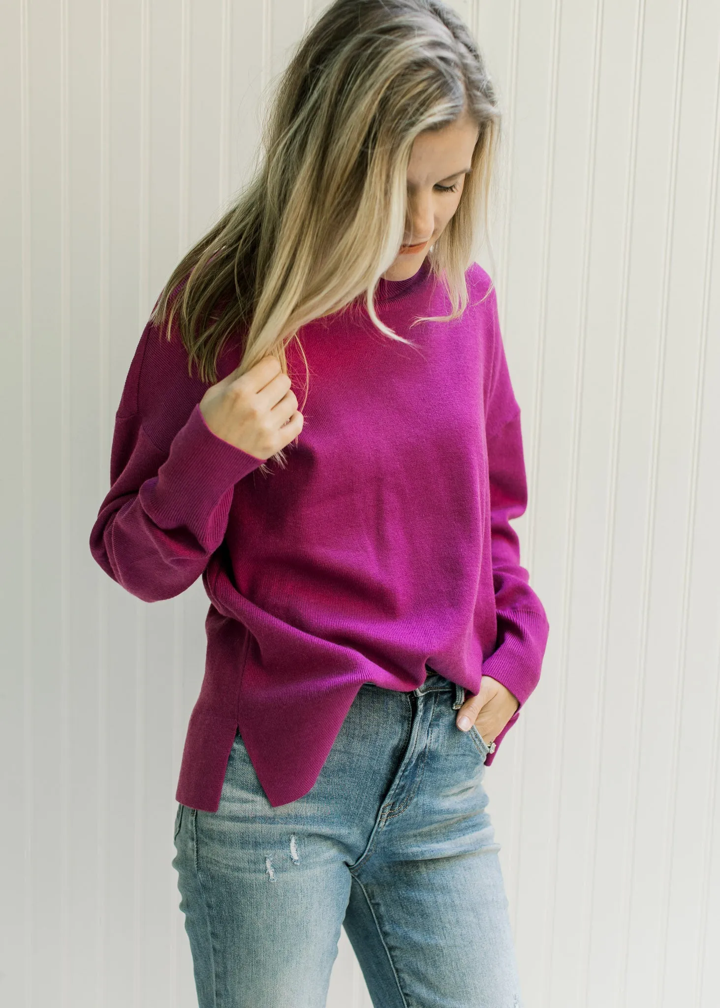 X Magenta Sweater