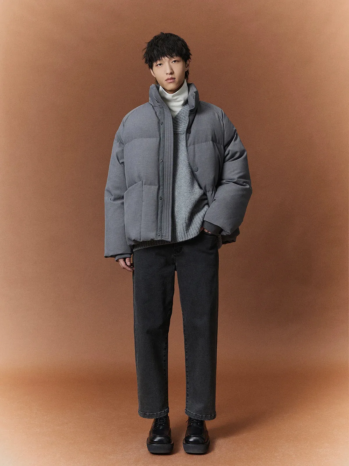 Yak and Wool V-Neck Sweater