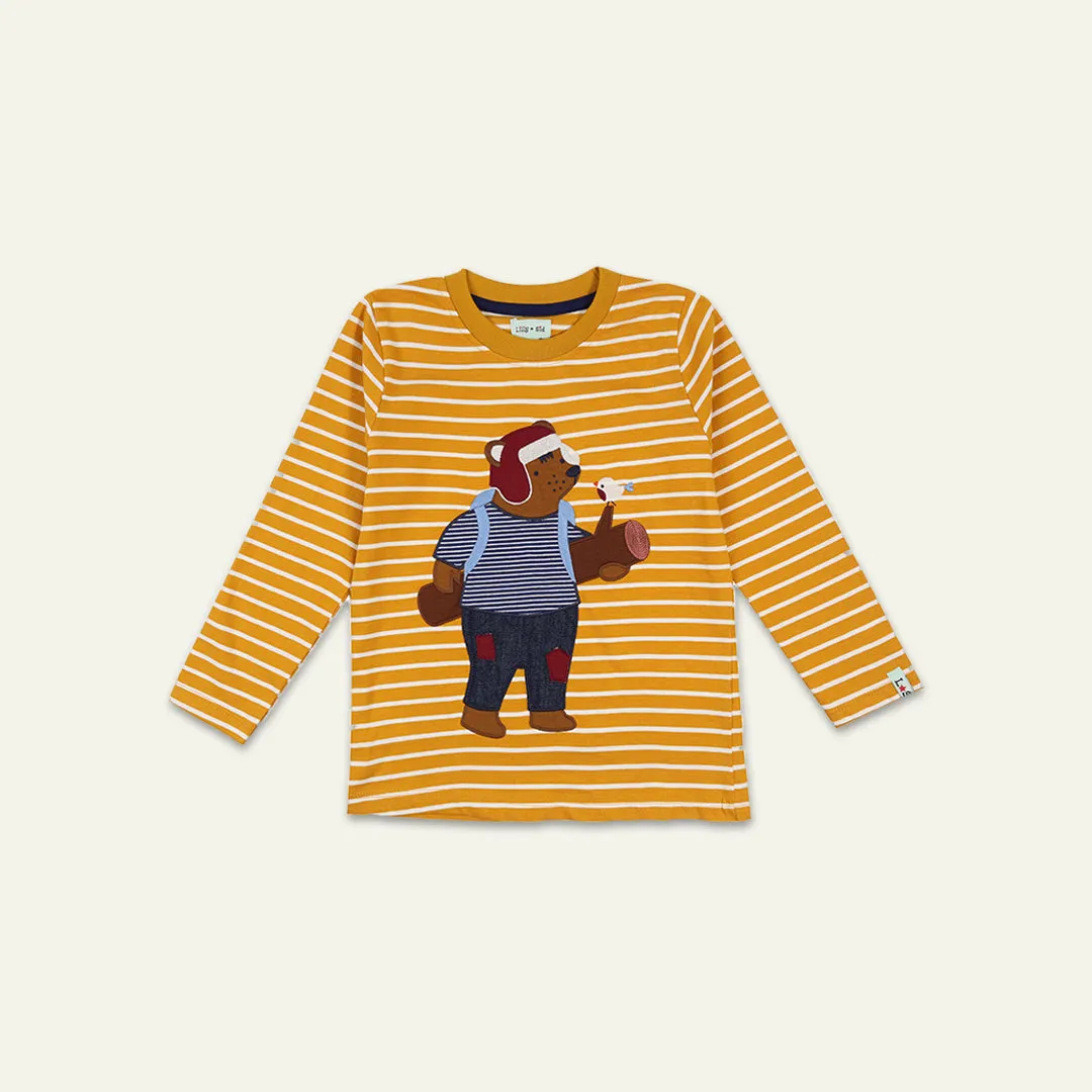 Yellow Bear Applique Top