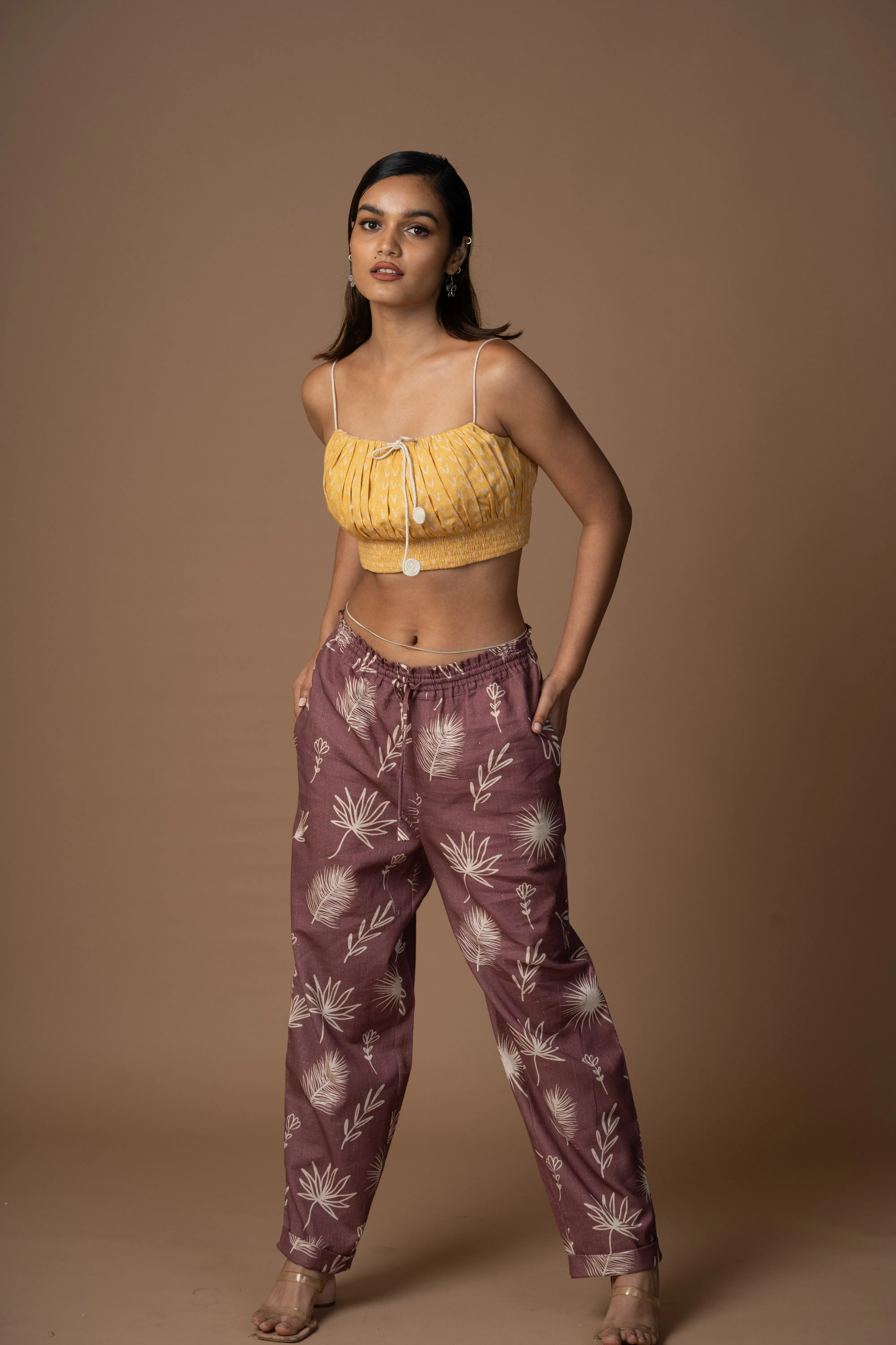 Yellow Reversible Stringed Beauty Bralette