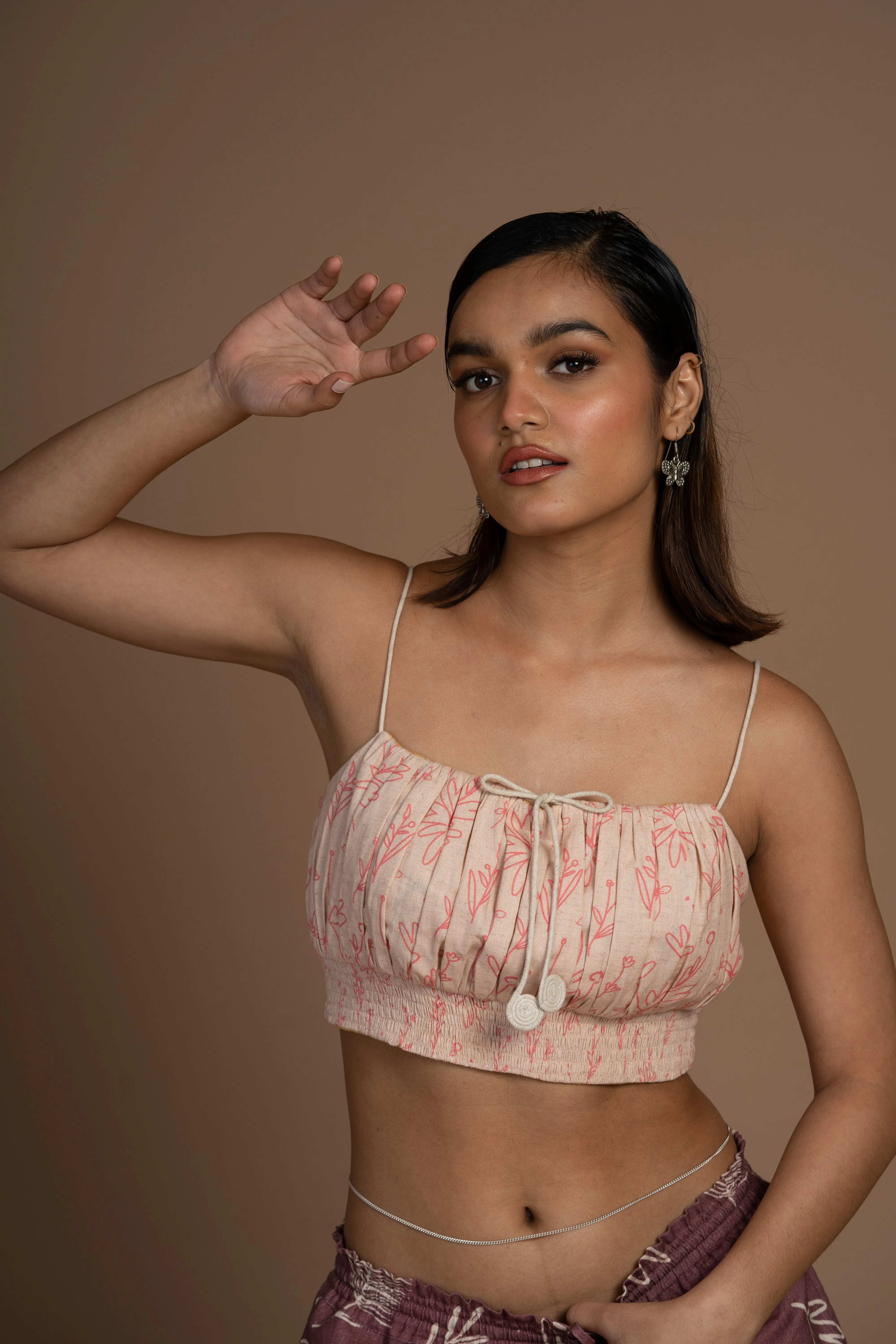 Yellow Reversible Stringed Beauty Bralette