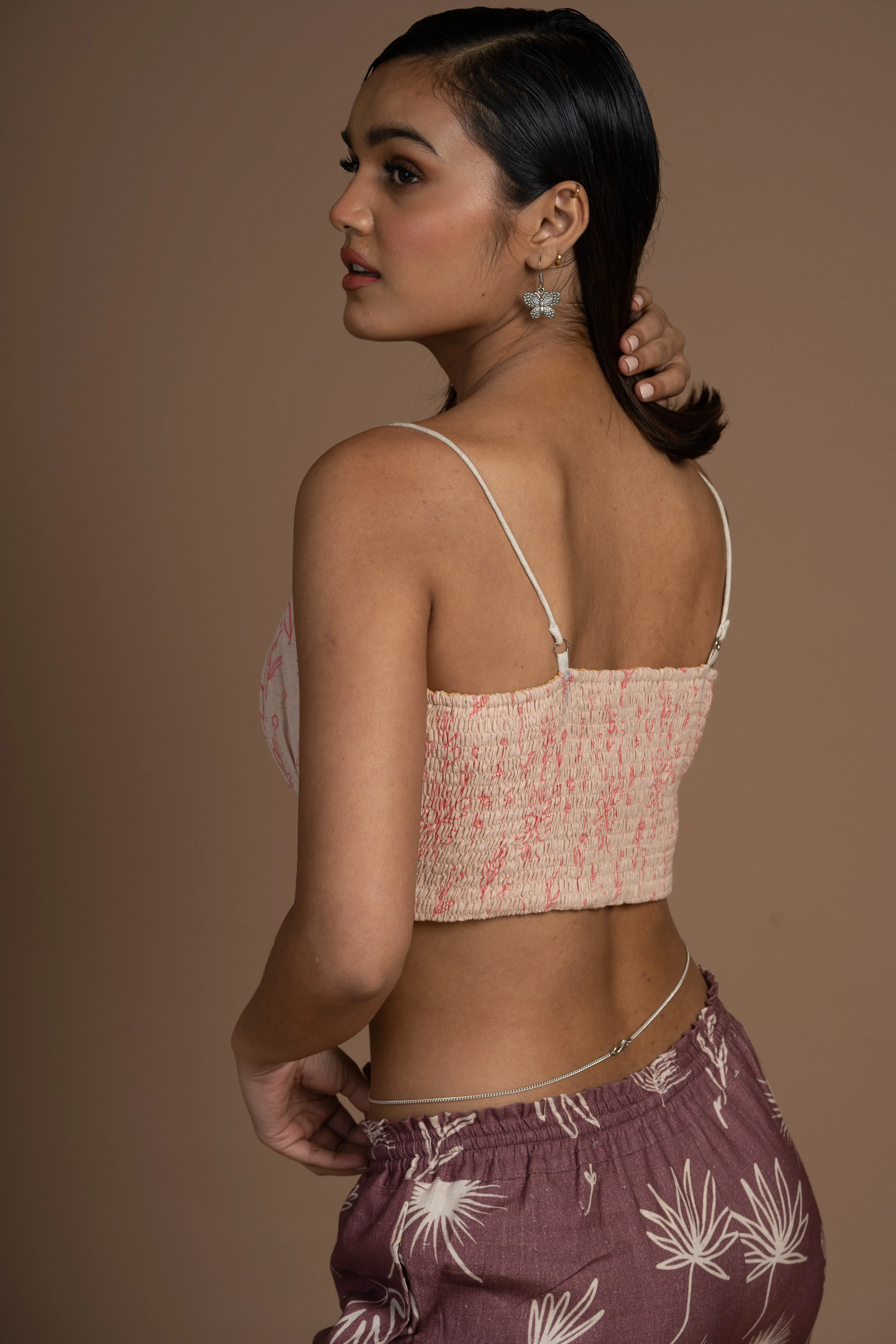 Yellow Reversible Stringed Beauty Bralette