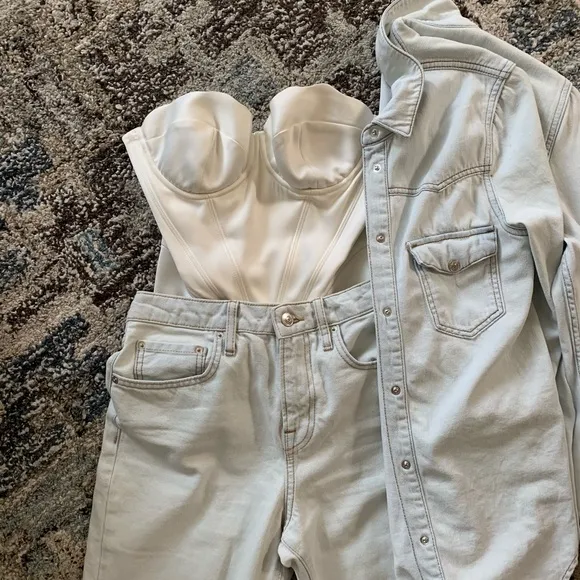 Zara jeans( run small)