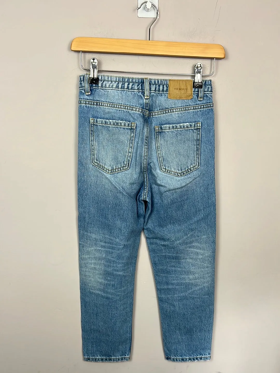 Zara mid wash mom fit jeans 9y