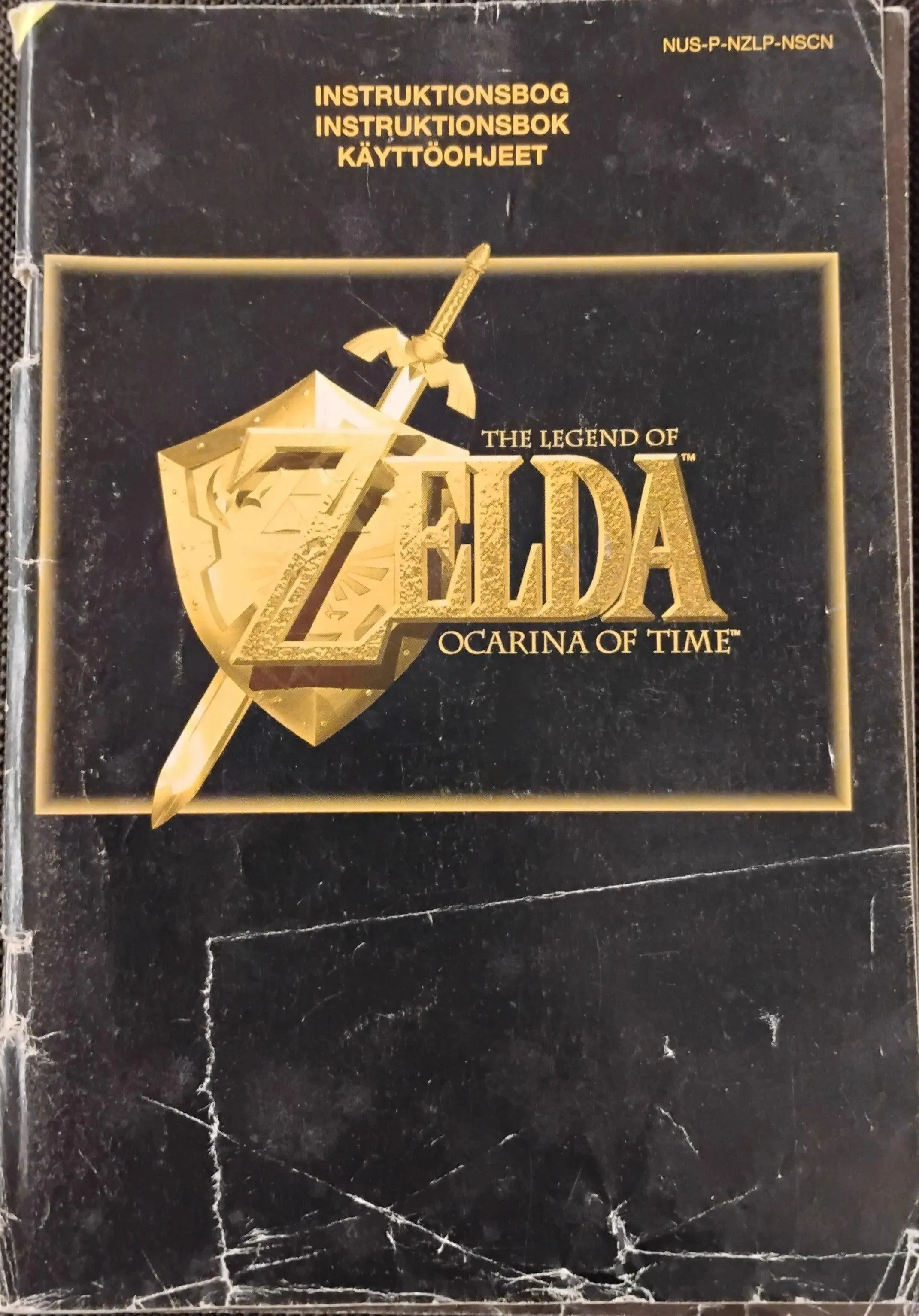 Zelda Ocarina of Time manual (Kosmetiske fejl) (NSCN)